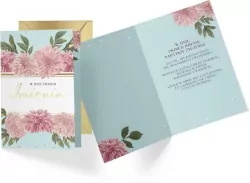 Karnet B6. Imieniny kwiaty