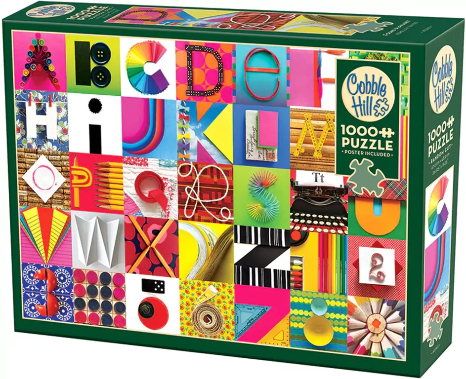 Puzzle 1000 Litery i cyfry G3 - tantis.pl