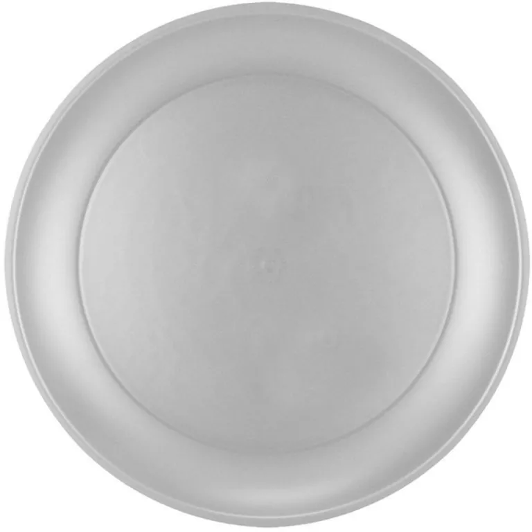 Talerz wielokrotnego użytku srebrny 21cm - tantis.pl