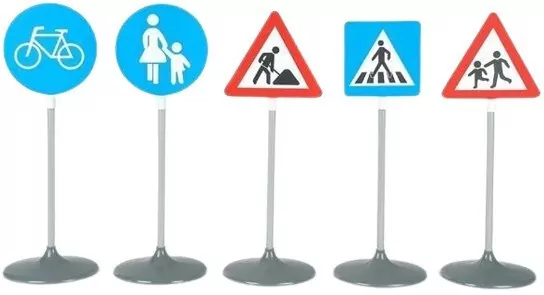 Znaki drogowe duże, 5 sztuk - tantis.pl