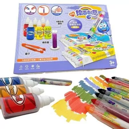 Zestaw kreatywny DIY kolorowych markerów - tantis.pl