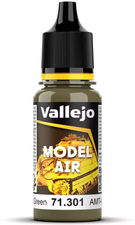 Vallejo: 71.301 - Model Air - AMT-4 Camouflage Green (17 ml) - tantis.pl