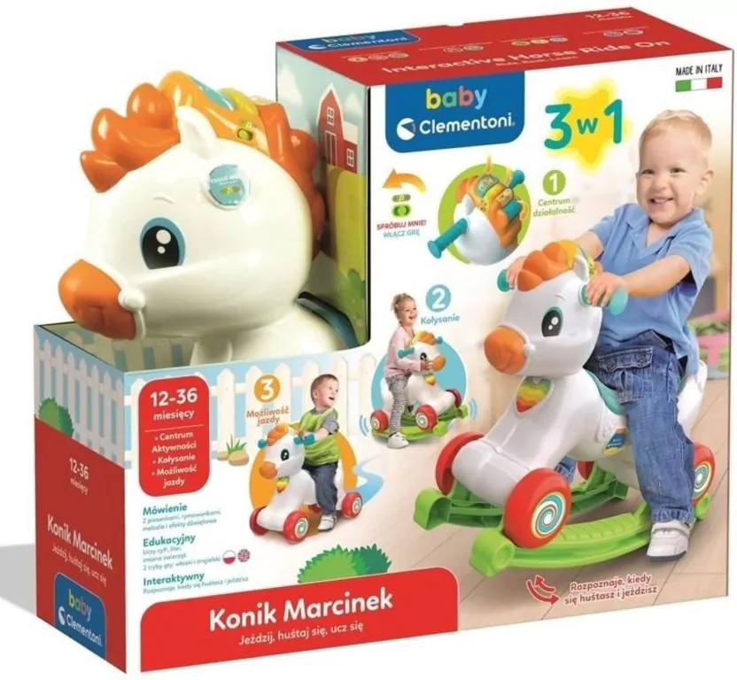 Clementoni Baby. Konik Marcinek - tantis.pl