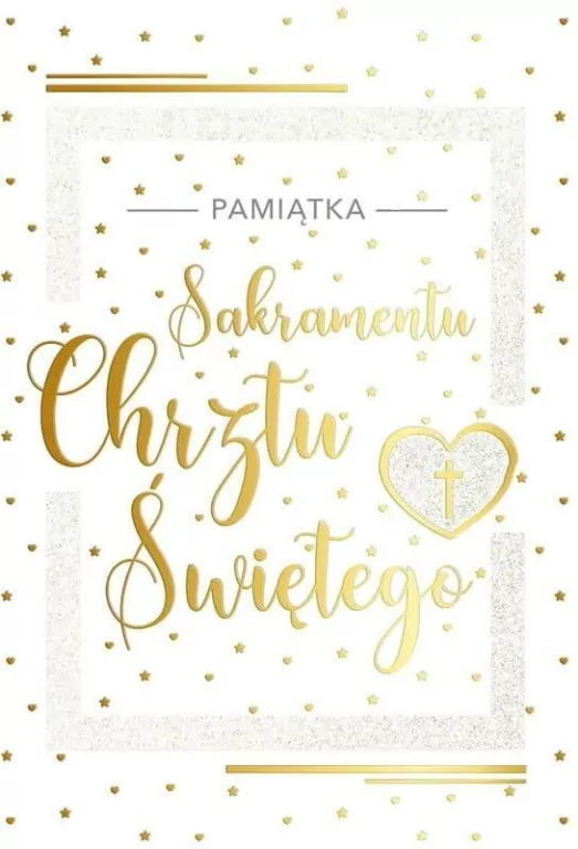 Karnet okolicznościowy. Chrzest. Kukartka - tantis.pl