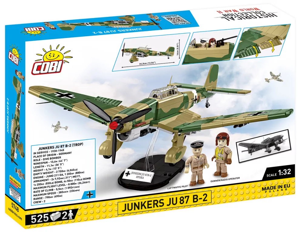 Junkers JU 87 B-2. Historical Collection WWII - tantis.pl