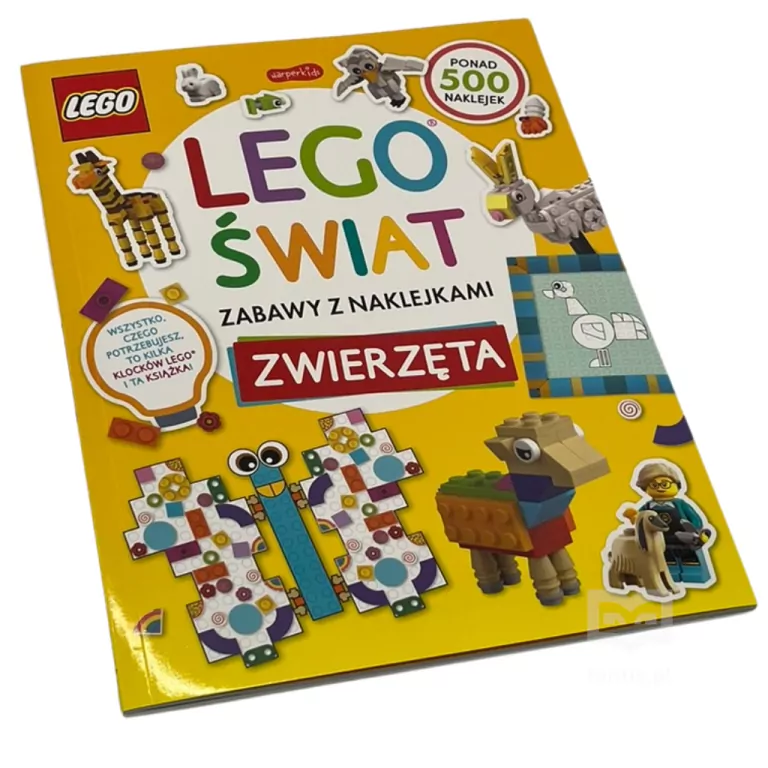 LEGO świat. Zabawy z naklejkami. Zwierzęta - tantis.pl