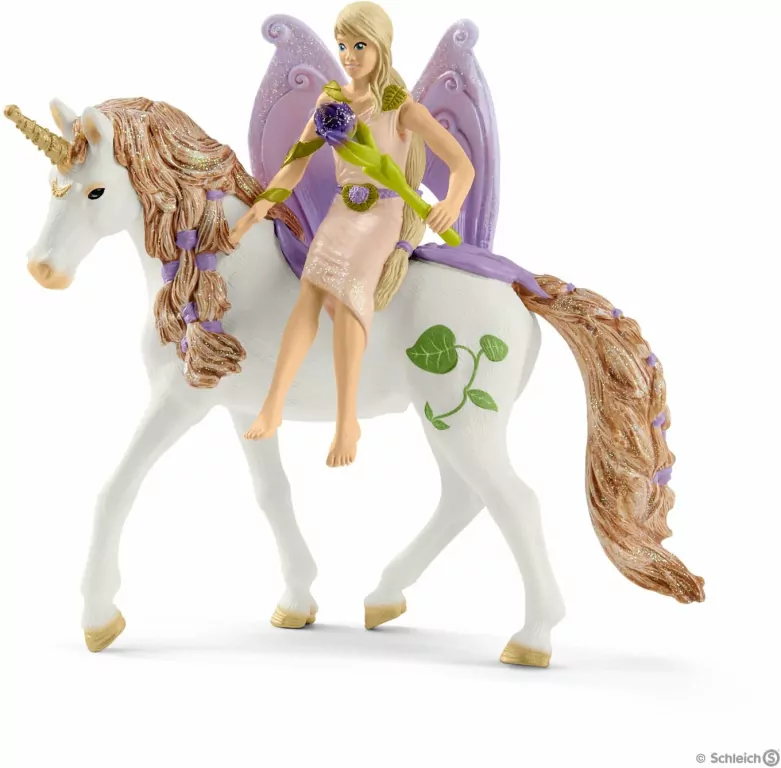 Błyszczący dom kwiatowy z jednorożcami, jeziorem i stajnią 42445 - tantis.pl