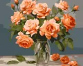 Malowanie po numerach - Elegancki bukiet 40x50cm - tantis.pl