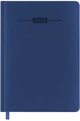 Kalendarz książkowy 2026 A5 niebieski EASY