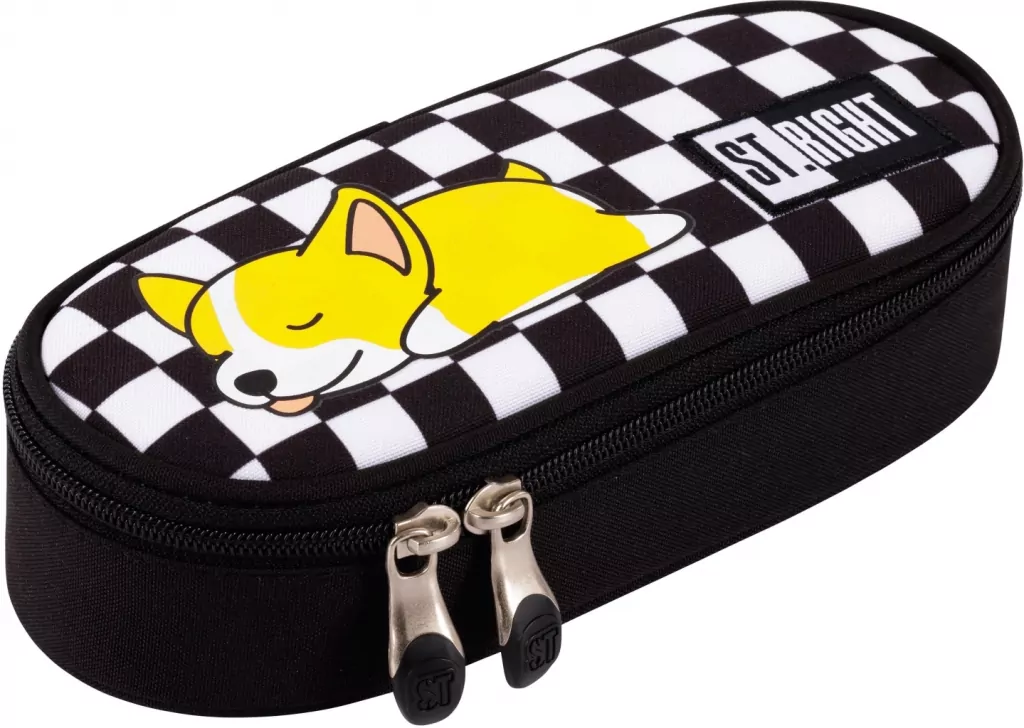 Piórnik saszetka z klapką PC1 Sleepy Corgi - tantis.pl