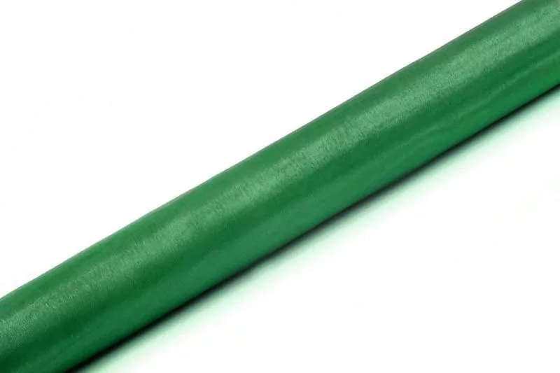 Organza Gładka sz. zieleń 0,36x9m - tantis.pl