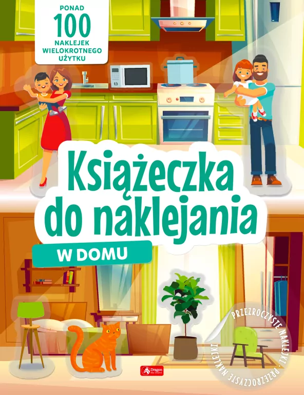 W domu. Książeczka do naklejania - tantis.pl