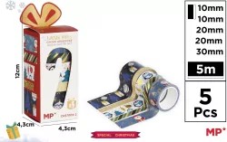 Taśmy dekoracyjne świąteczne washi