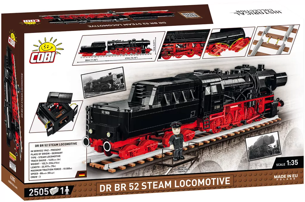 DR BR 52 Steam Locomotive. Historical Collection - tantis.pl