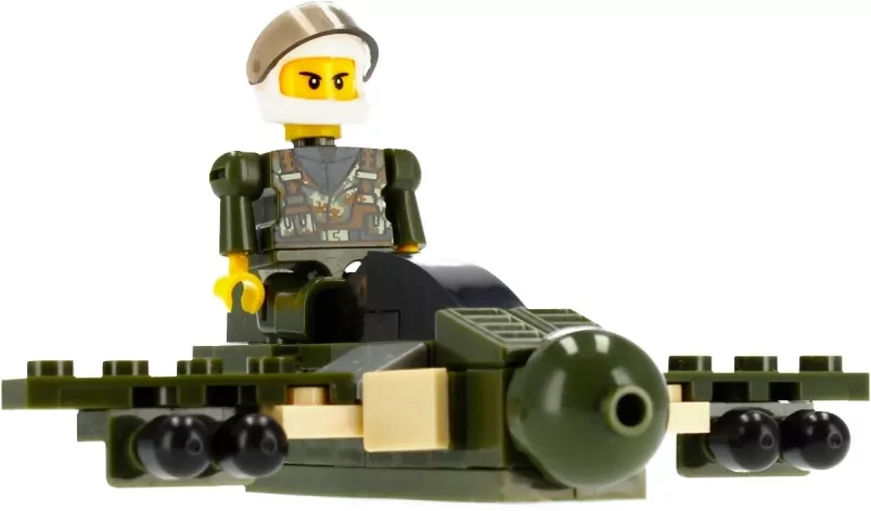 Klocki konstrukcyjne Alleblox Military Force 63-64 elementy, mix - tantis.pl