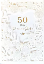 Karnet Rocznica Ślubu 50