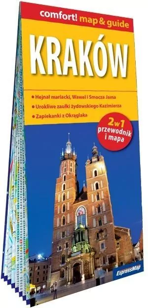 Kraków laminowany map&guide 2w1 - tantis.pl