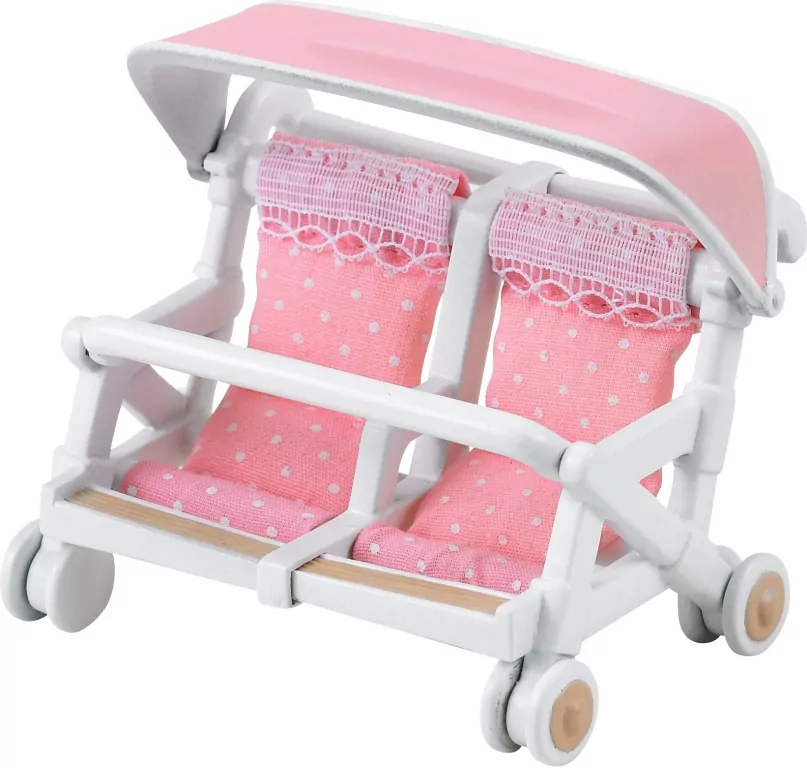 Podwójny wózek spacerowy. Sylvanian Families - tantis.pl