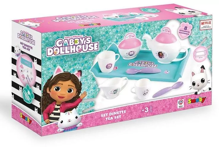 Taca z zastawą Koci Domek Gabi - tantis.pl