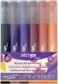 Marker akrylowy z końcówką Brush - zestaw 7, 6 szt - tantis.pl