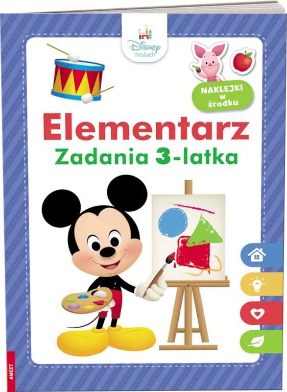 Disney Maluch. Elementarz. Zadania 3-latka - tantis.pl