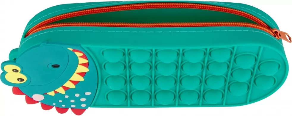 Piórnik silikon 1zamek Dino - tantis.pl