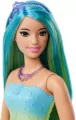 Barbie Księżniczka. Lalka Niebiesko-zielony strój - tantis.pl