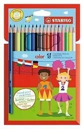 Kredki drewniane, 18 kolorów - tantis.pl