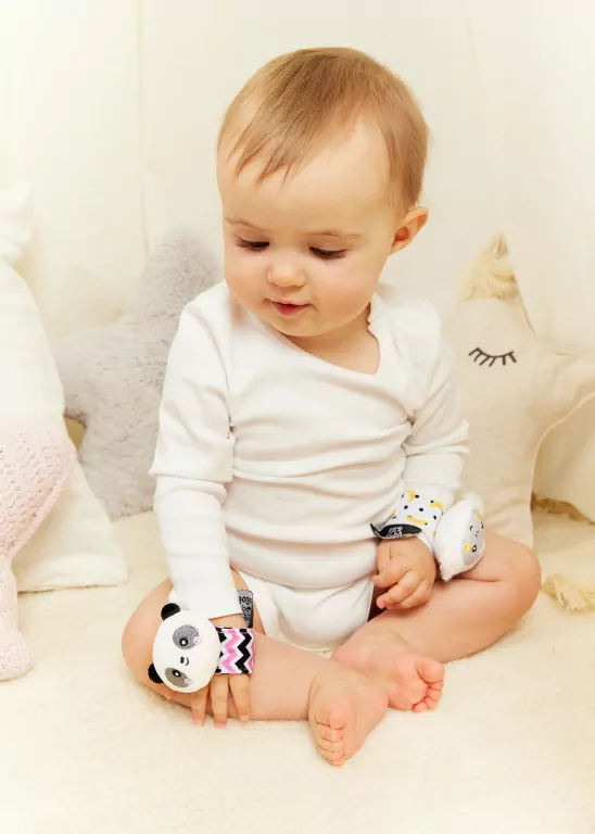 GaGaGu. Grzechotka Panda Małpka - tantis.pl