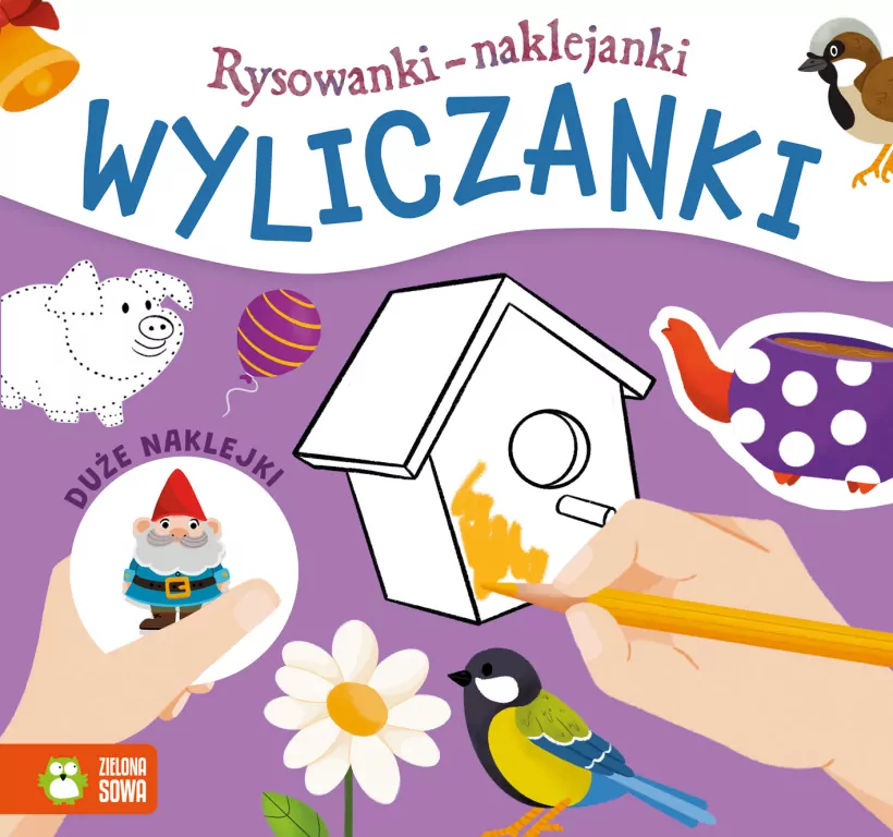 Rysowanki-naklejanki. Wyliczanki - tantis.pl
