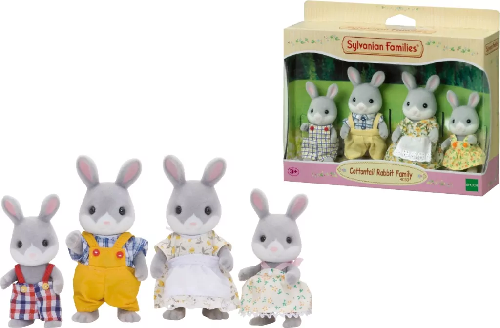 Rodzina szarych króliczków. Sylvanian Families - tantis.pl