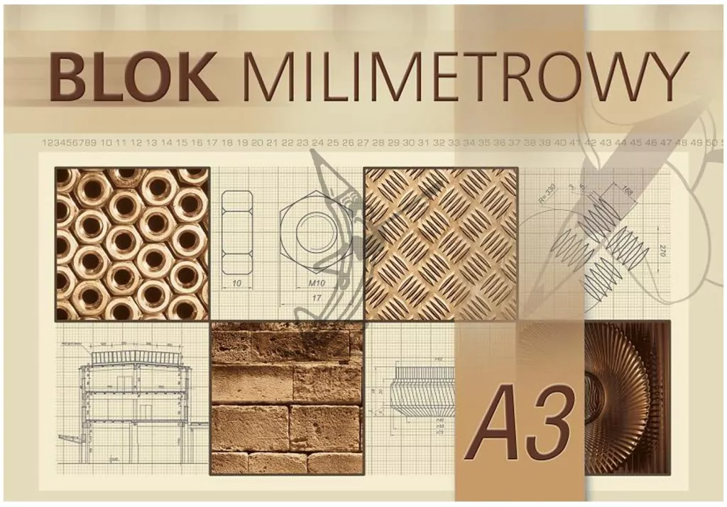 Blok milimetrowy A3 20 kartek - tantis.pl