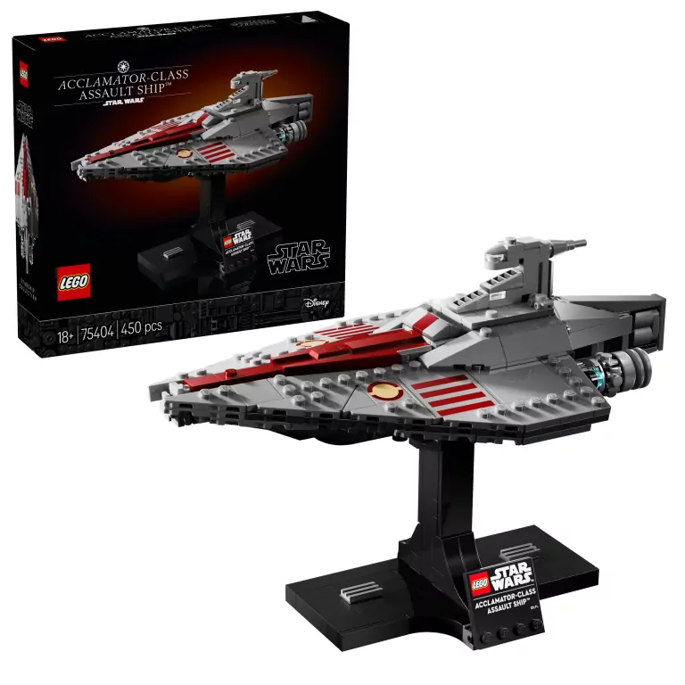 LEGO® Star Wars. Krążownik szturmowy typu Acclamator 75404 - tantis.pl