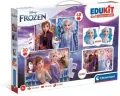 Puzzle 48 + 36 + Memo + 6 klocków Edukit Frozen - tantis.pl
