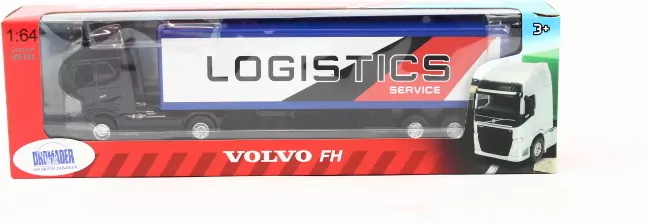 WELLY. Ciężarówka z przyczepą 1:64 VOLVO FH 600 - tantis.pl