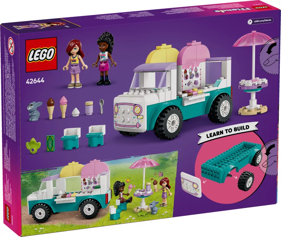 LEGO® Furgonetka z lodami w mieście Heartlake 42644 - tantis.pl
