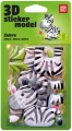 ZEST KREAT NAKLEJKI 3D ZOO ZEBRA MFP B/C - tantis.pl