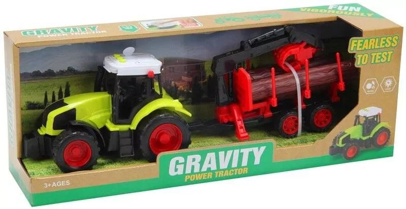 Traktor z przyczepą i dźwiękiem - tantis.pl