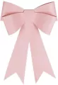 Kokarda dekoracyjna DIY jasno różowa 55x71cm - tantis.pl