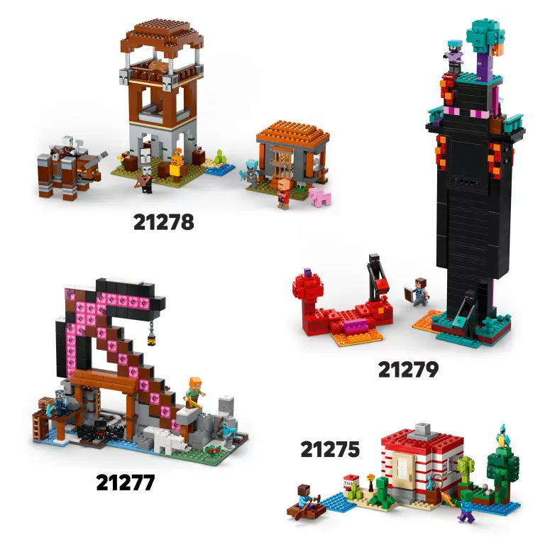 LEGO® Minecraft. Spotkanie ze strażnikiem 21274 - tantis.pl