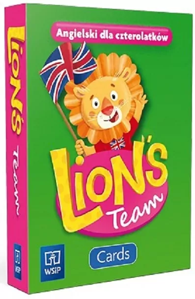 Lion's Team. Cards. Angielski dla przedszkolaków - tantis.pl