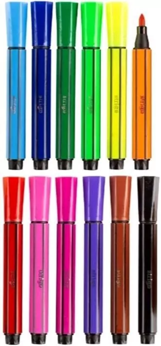 Kredki ołówkowe 12kol lub flamastry STRIGO - tantis.pl