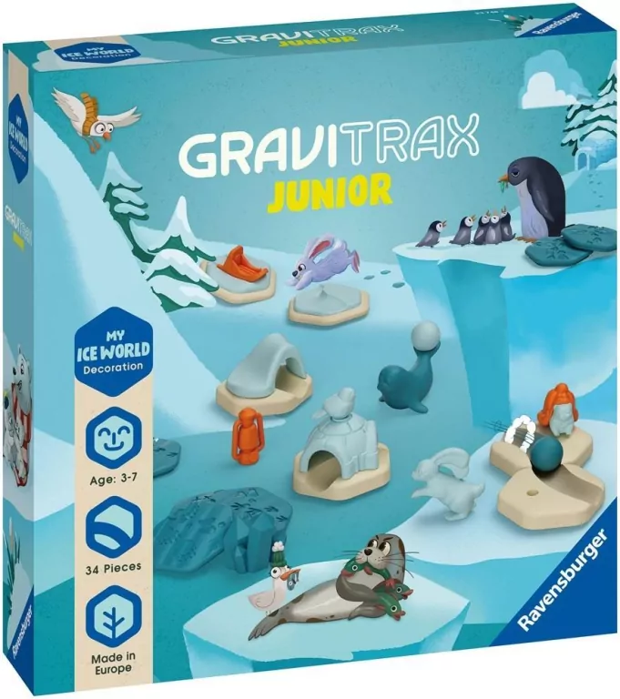 Gravitrax Junior Zestaw Uzupełniający Lodowa Przygoda - tantis.pl