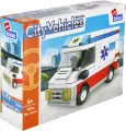 Klocki konstrukcyjne City 102 elementy. Ambulans - tantis.pl