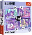 Puzzle 4w1 Dzień Kuromi Hello Kitty TREFL - tantis.pl