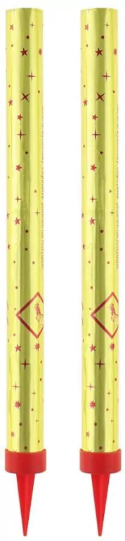 Fontanny tortowe party 18 cm. Zestaw 2 sztuki - tantis.pl