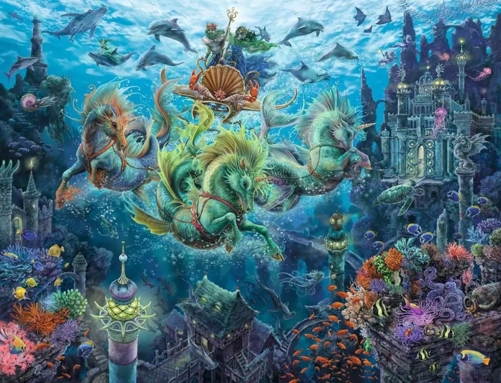 Puzzle 2000 Pod wodą - tantis.pl