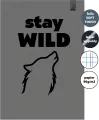 Zeszyt A4 32k.w kratkę z marginesem Stay Wild 90g - tantis.pl
