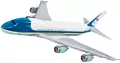 Klocki Cobi. Boeing 747 Air Force One - tantis.pl
