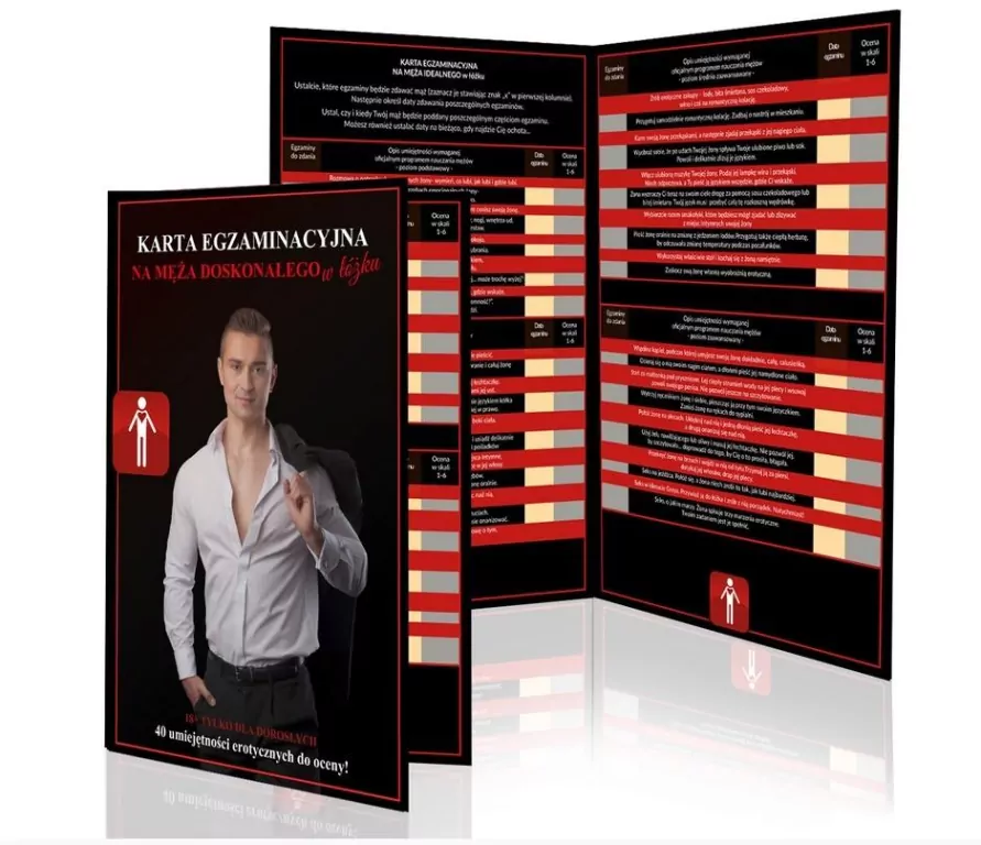 Karta egzaminacyjna na męża doskonałego w łóżku - tantis.pl